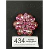 Image 1 : Beautiful Vintage Large Rhinestones Brooch