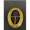 Image 2 : Large Antique Belt Buckle Raised Engraved