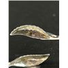 Image 3 : Sterling Silver (Tested) Leaves Open Cuff Bangle Large Size