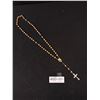 Image 4 : Antique Christian Wood Beads Rosary w/ Crucifix Cross
