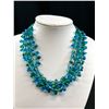 Image 2 : Vintage 5 Strand Glass Beads Necklace w/ Adjustable Length