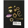 Image 1 : Large Collection of Gold Tone Brooches, Everyone Different