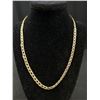 Image 2 : Beautiful Gold Tone Link Chain Necklace 18" Length Marked SW+S