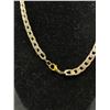 Image 3 : Beautiful Gold Tone Link Chain Necklace 18" Length Marked SW+S