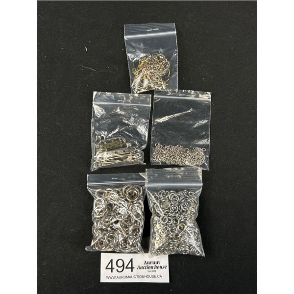 5 Bags of Misc Jewelery Findings