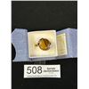 Image 1 : Huge Genuine Tigers Eye Stone Silver Ring
