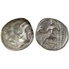 MACEDONIAN KINGDOM: Alexander III, the Great, 336-323 BC, AR drachm (4.17g), Kolophon, F-VF