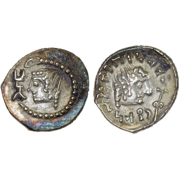 ARABIA: HIMYARITE: ‘Mdn Byn, mid-late 1st century AD, AR Unit, Raidan mint, XF