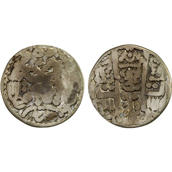 ARAB-BUKHARAN: al-Mahdi, 775-785, BI ghitrifi drachm (2.63g), NM, ND (ca. 760s or later), VG to Fine