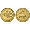 Image 1 : OTTOMAN: TURKEY: Mahmud II, 1808-1839, AV rubiye (0.82g), Kostantaniye, AH1223 year 9, Unc