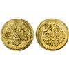 Image 1 : OTTOMAN: TURKEY: Mahmud II, 1808-1839, AV 1/4 zeri mahbub (0.59g), Kostantiniye, AH1223 year 14, VF