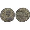 ARTUQIDS OF MARDIN: Yuluq Arslan, 1184-1201, AE dirham (13.30g), NM, AH584, appealing VF