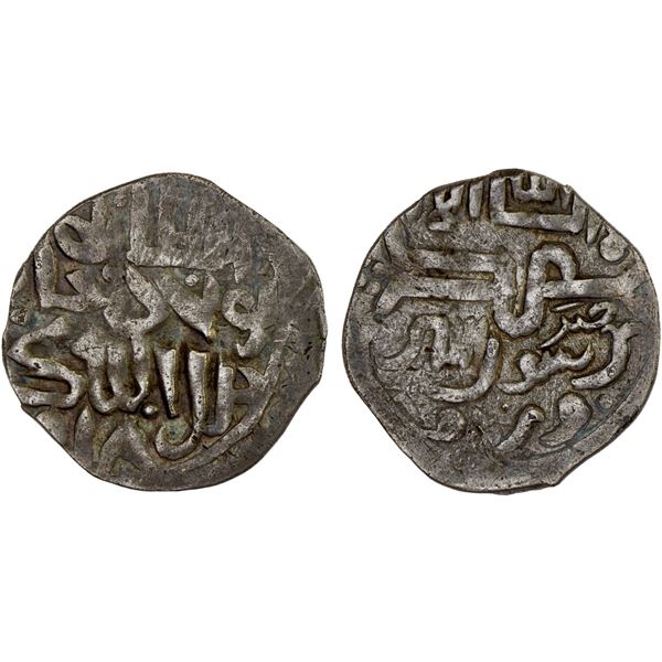 GOLDEN HORDE: Pulad Khan, 1407-1413, AR dirham (1.11g), NM, ND, VF