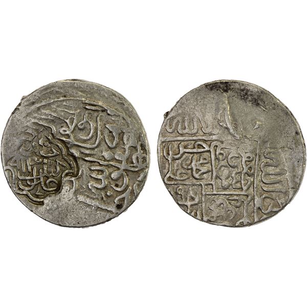 TIMURID: Muhammad Muhsin Khan, 1506-1507, AR tanka (4.66g), NM, AH913 (sic)