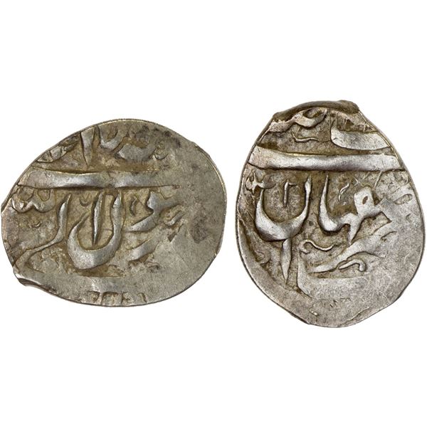 SAFAVID: Safi I, 1629-1642, AR bisti (0.77g), Isfahan, AH1042, VF