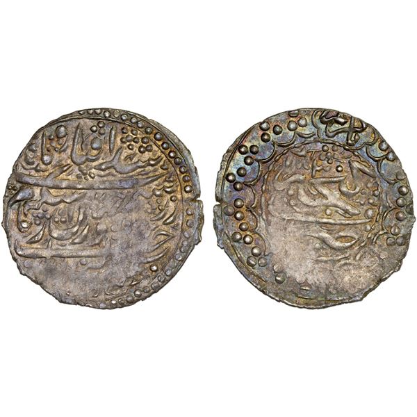 GANJA: Muhammad Hasan Khan, 1760-1780, AR abbasi, Ganja, AH1183, VF-XF