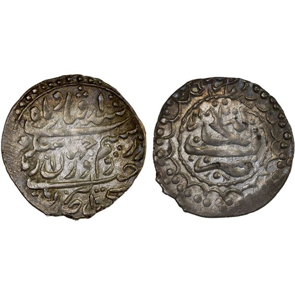 GANJA: Muhammad Hasan Khan, 1760-1780, AR abbasi, Ganja, AH1184, VF-XF