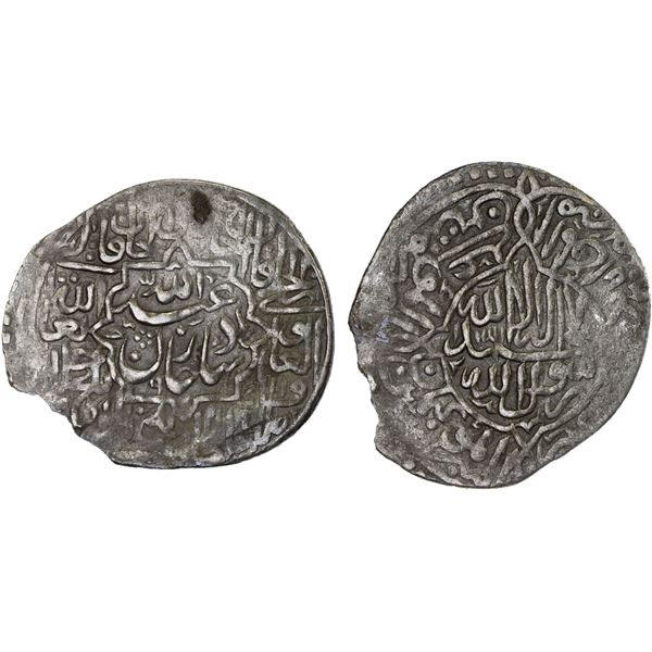SHAYBANID: 'Abd Allah II, 1583-1598, AR tanka, Balkh, AH997, VF