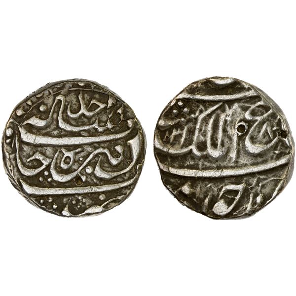 DURRANI: Shah Shuja', 1803-1809/2nd reign, AR rupee (10.90g), Derajat, AH1218, VF
