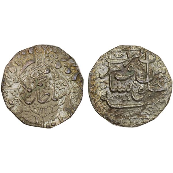 DURRANI: Mahmud Shah, 1809-1817, AR rupee (10.49g), Peshawar, AH1233 year 9, XF