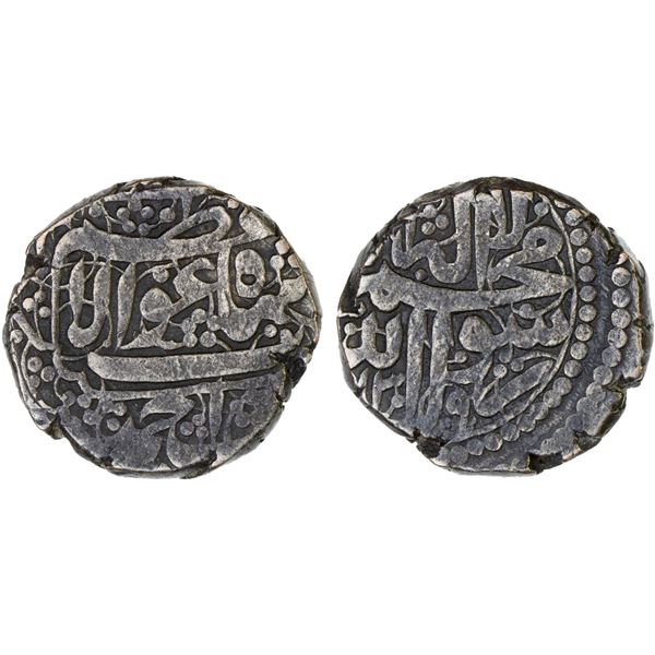 DURRANI: Sherdil Khan, 1824-1240, BI rupee (10.21g), Ahmadshahi (= Qandahar), AH(1)239, VF