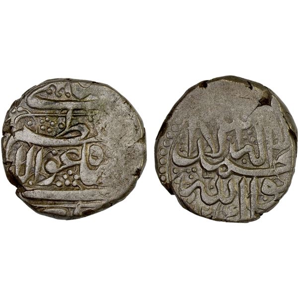 DURRANI: Sherdil Khan, 1824-1240, BI rupee (9.89g), Ahmadshahi (= Qandahar), AH124x, VF-XF