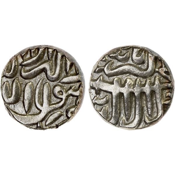 MUGHAL: Akbar, 1556-1605, AR tanka, [Mandu], ND, XF