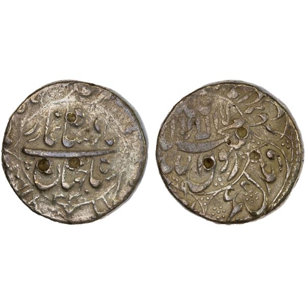 MUGHAL: Shah Jahan I, 1628-1658, AR rupee (11.38g), Kabul, AH1069 year 33, Fine