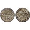 Image 1 : MUGHAL: Aurangzeb, 1658-1707, AR rupee (11.03g), Aurangabad, AH10(7)1 year 3, Fine