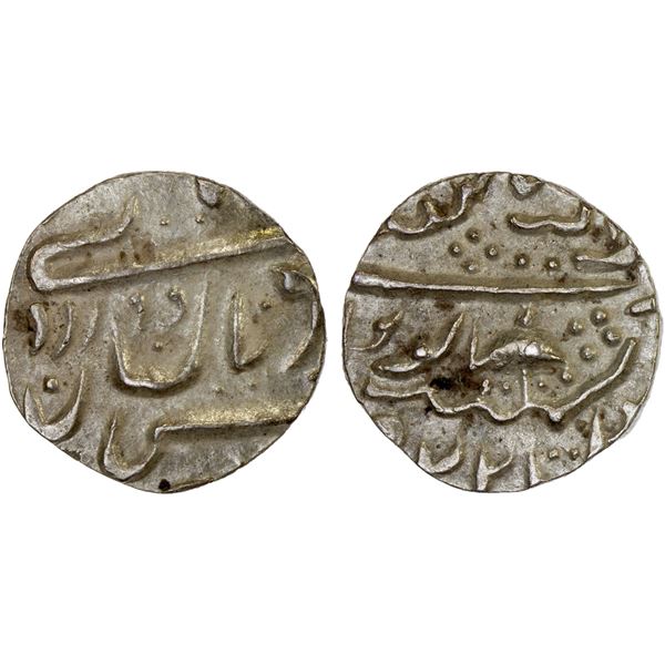 JAISALMIR: Ranjit Singh, 1846-1864, AR 1/2 rupee, year 22, XF