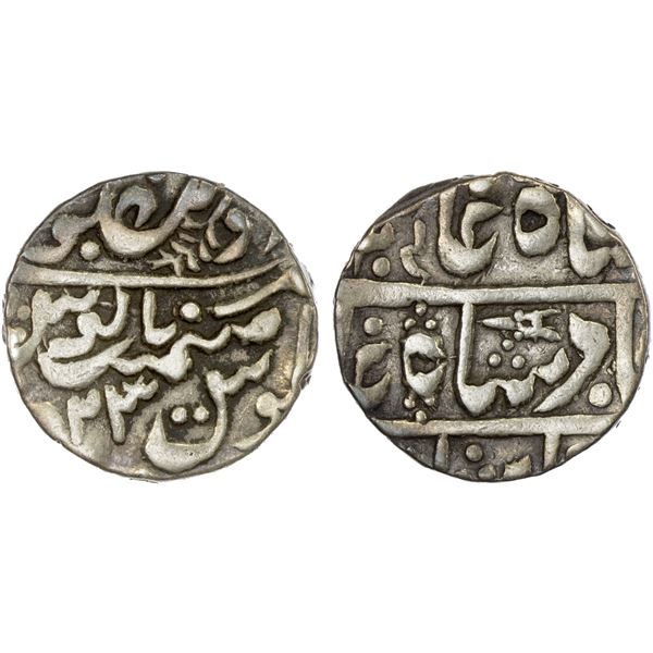 JODHPUR: AR rupee (11.19g), Sojat, year 23, VF