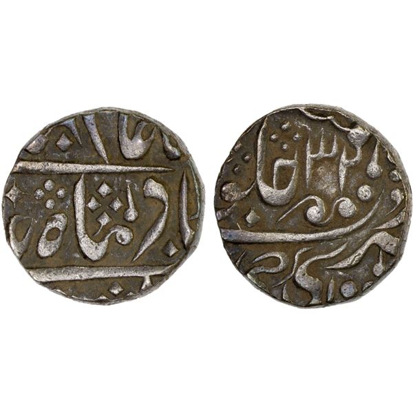 KARAULI: AR rupee, year 32, VF-XF
