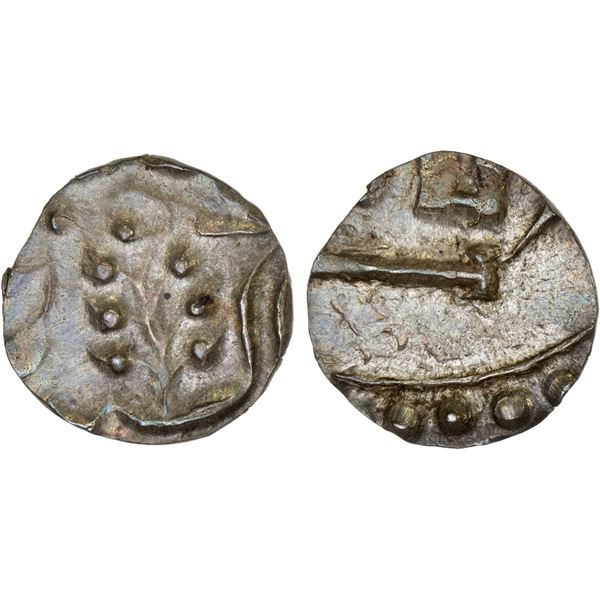 KISHANGARH: AR 1/8 rupee (1.31g), Kishangarh, year 24, XF-AU