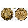 Image 1 : MYSORE: Haidar Ali, 1761-1782, AV fanam (0.32g), ND, PCGS MS62