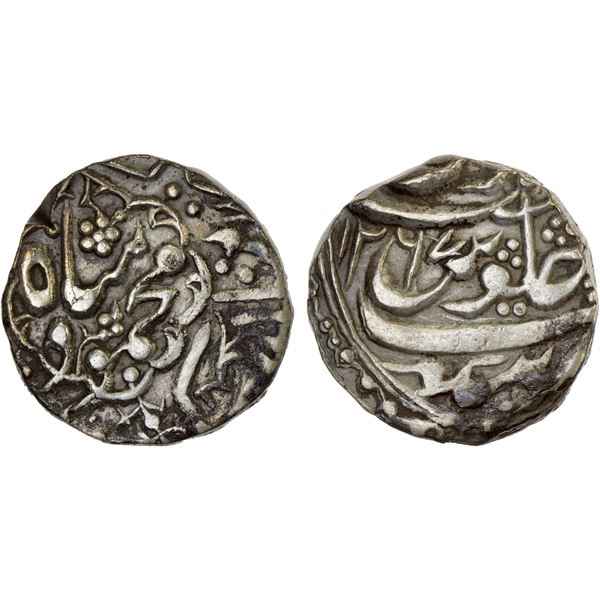 SIND: Amirs of Khairpur, AR rupee (9.71g), Bhakhar, AH1267, bold VF