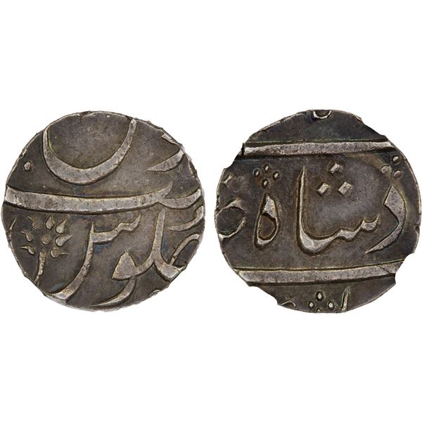 BOMBAY PRESIDENCY: AR 1/2 rupee, Surat, year 46 (off flan), NGC MS62