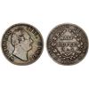 Image 1 : BRITISH INDIA: William IV, 1830-1837, AR 1/2 rupee, 1835(b), F-VF