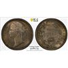 Image 1 : BRITISH INDIA: Victoria, Queen, 1837-1876, AR rupee, 1840(b&c), PCGS MS62