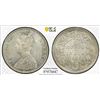 Image 1 : BRITISH INDIA: Victoria, Queen, 1837-1876, AR rupee, 1862(b), PCGS AU58