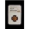 Image 2 : BRITISH INDIA: George V, 1910-1936, AE 1/2 pice, 1932(c), NGC MS65 +RD. CAC