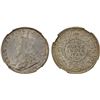 Image 1 : BRITISH INDIA: George V, 1910-1936, AR 1/4 rupee, 1928(b), NGC MS64