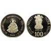 Image 1 : INDIA: Republic, AR 100 rupees, 1999, Unc