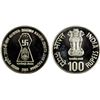 Image 1 : INDIA: Republic, AR 100 rupees, 2001, Unc