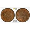Image 1 : HUPEH: Kuang Hsu, 1875-1908, AE 10 cash, CD1906, PCGS MS64 RB