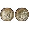 Image 1 : CYPRUS: George VI, 1936-1952, AR 18 piastres, 1940, AU