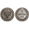 Image 1 : FINLAND: Nicholas II, 1894-1917, AR 2 markkaa, 1905, F-VF