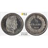 Image 1 : FRANCE: Louis Philippe I, 1830-1848, AR 50 centimes, 1833-A, PCGS MS63