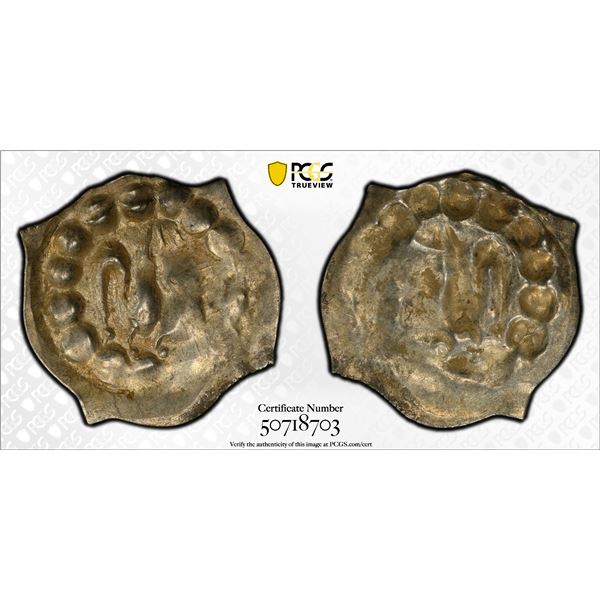 BREISGAU: Rudolph I of Hapsburg, 1240-1291, AR denier bracteate, ND (1251-53), PCGS AU58
