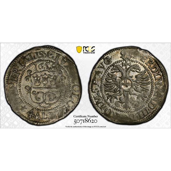 COLOGNE: Leopold I, 1658-1705, AR 4 albus, 1658, PCGS AU55