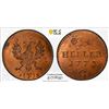 Image 1 : EAST FRIESLAND: Friedrich II, 1740-1786, BI mariengroschen, Aurich, 1755-D, PCGS MS64 RB
